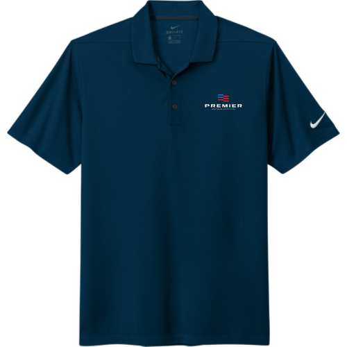 PMA Mens Nike Dri-FIT Micro Pique Polo - Navy